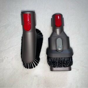 Dyson head brush set new unused grey red‎ for stick vacuum cleaners